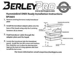 BerleyPro Humminbird HDI Ready Transducer Mount - Disc -YakGear Shop berleypro humminbird hdi ready transducer mount di 6