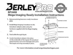 BerleyPro Humminbird Mega Transducer Mount -YakGear Shop berleypro humminbird mega transducer mount 4