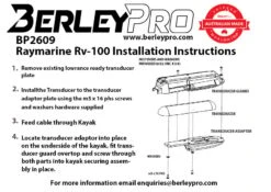 BerleyPro Raymarine Axiom Ready Transducer Mount -YakGear Shop berleypro raymarine axiom ready transducer mount 2