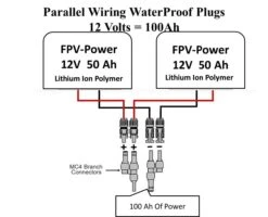 FPV-Power IP67 Parallel Wiring Coupler 60Ah -YakGear Shop fpv power ip67 parallel wiring coupler 60ah 4