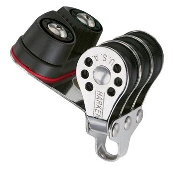 Harken Block 22mm Micro Triple With Cam Cleat 1 Harken Block 22mm Micro Triple With Cam Cleat