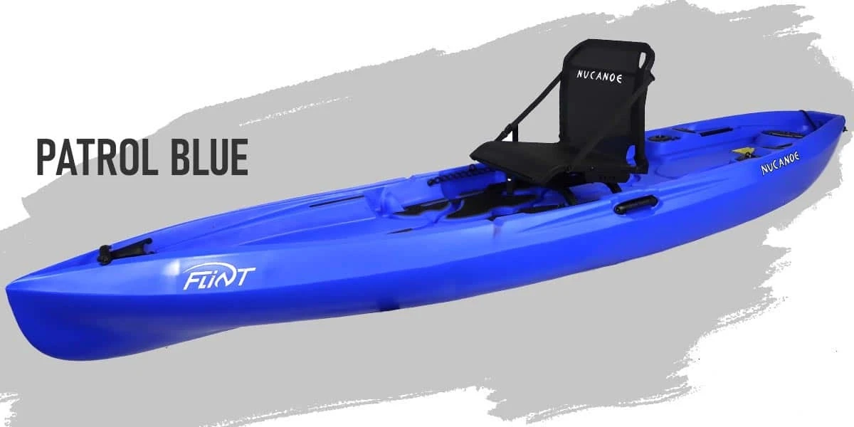 NuCanoe (Demo) 2022 Flint With Fusion Seat Patrol Blue 1 NuCanoe (Demo) 2022 Flint With Fusion Seat Patrol Blue