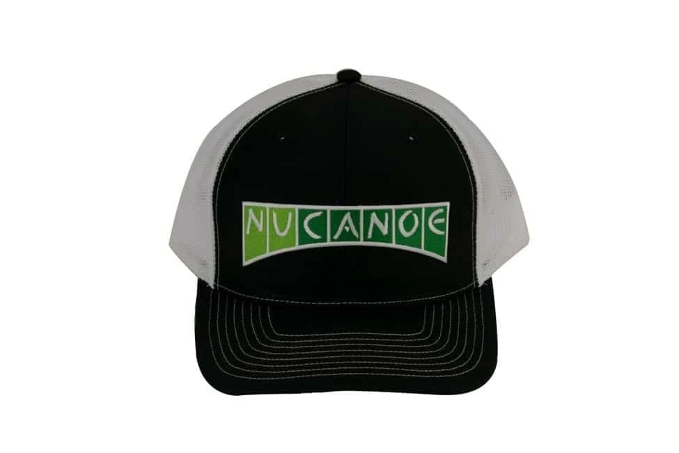 YakGear Shop -YakGear Shop nucanoe nucanoe logo hat black white mesh