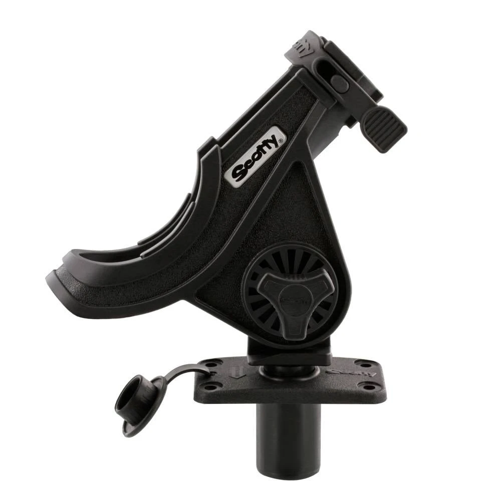Scotty Rod Holder Bait With Flush Black 1 Scotty Rod Holder Bait With Flush Black