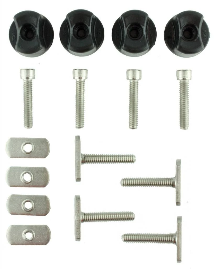 Yak-Attack GearTrac Hardware Assortment Kit Includes 4 Each Of 1.5'' MightyBolts, Threaded Knobs, Convertible Knobs, Track Nuts, Socket Head Cap Screws 2 Yak-Attack GearTrac Hardware Assortment Kit Includes 4 Each Of 1.5'' MightyBolts, Threaded Knobs, Convertible Knobs, Track Nuts, Socket Head Cap Screws - Image 2