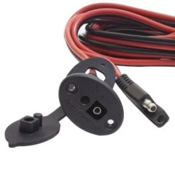 YakPower Power Port With 96" (8') Wire & SAE Connector -YakGear Shop yakpower power port with 96 8 wire sae connector 3